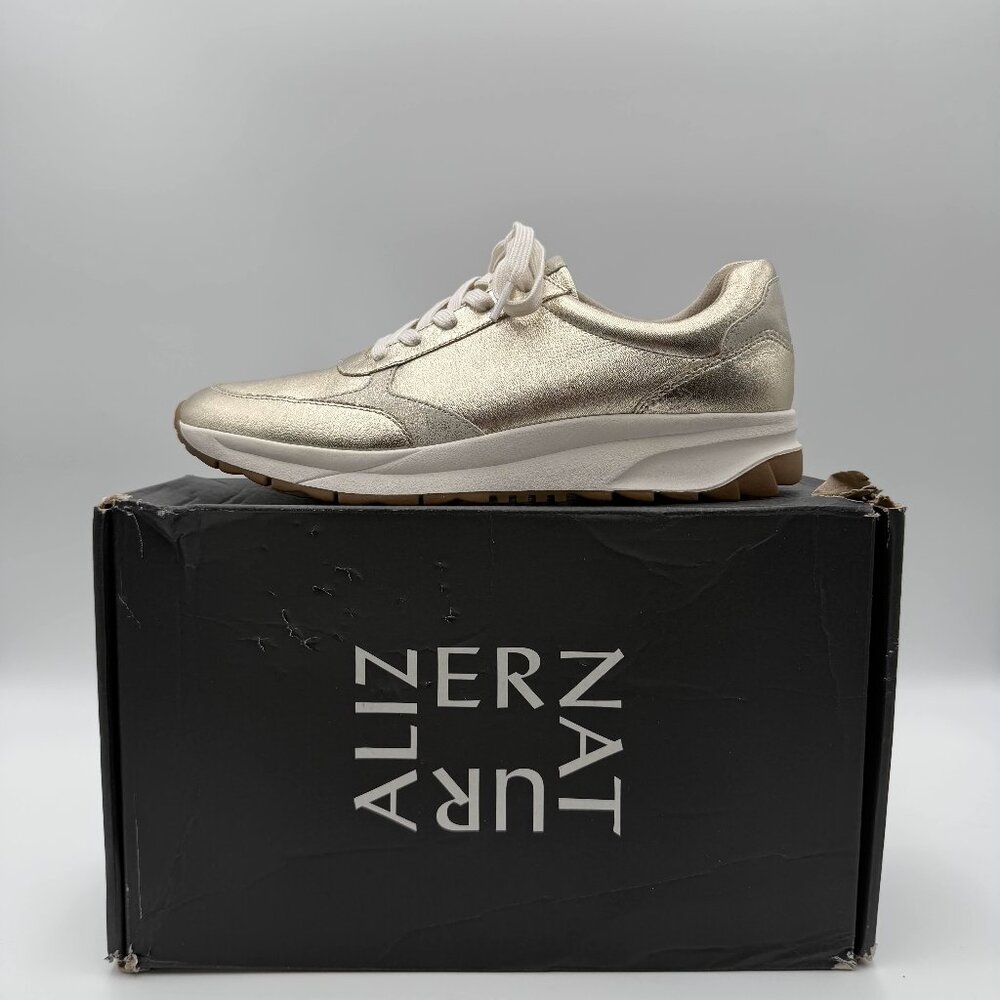 Naturalizer Shay Champagne Gold Leather Women’s 10.5M